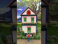 how to build 2 floor mini house #shortsfeed #miniature #satisfying #mrzofy #vfuho #shorts #minihouse