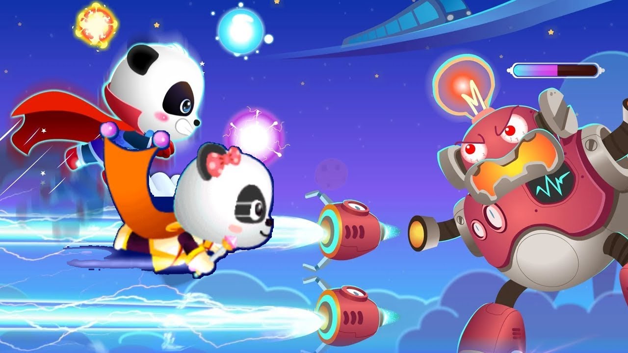line battle hero  New 2022  Fun Little Baby Panda's Hero Battle Game - Gameplay Walkthrough -  By Babybus Games