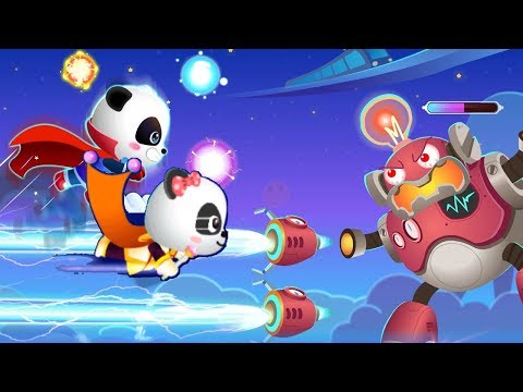 Fun Little Baby Panda's Hero Battle Game - Gameplay Walkthrough -  By Babybus Games