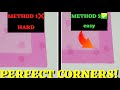 2 Ways to Sew Corners: Which one is better?