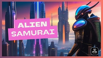 ALIEN SAMURAI: AI generated video SciFi Cyberpunk Animation (Deforum / SDXL + 2 Lora Model)