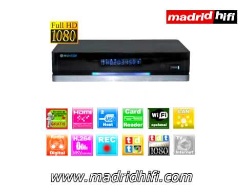 Grabador Reproductor Multimedia TDT HD WOXTER I-Case 2000 disco duro 2 TB