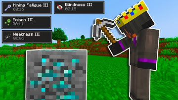 Minecraft, but breaking blocks give me random potion effects