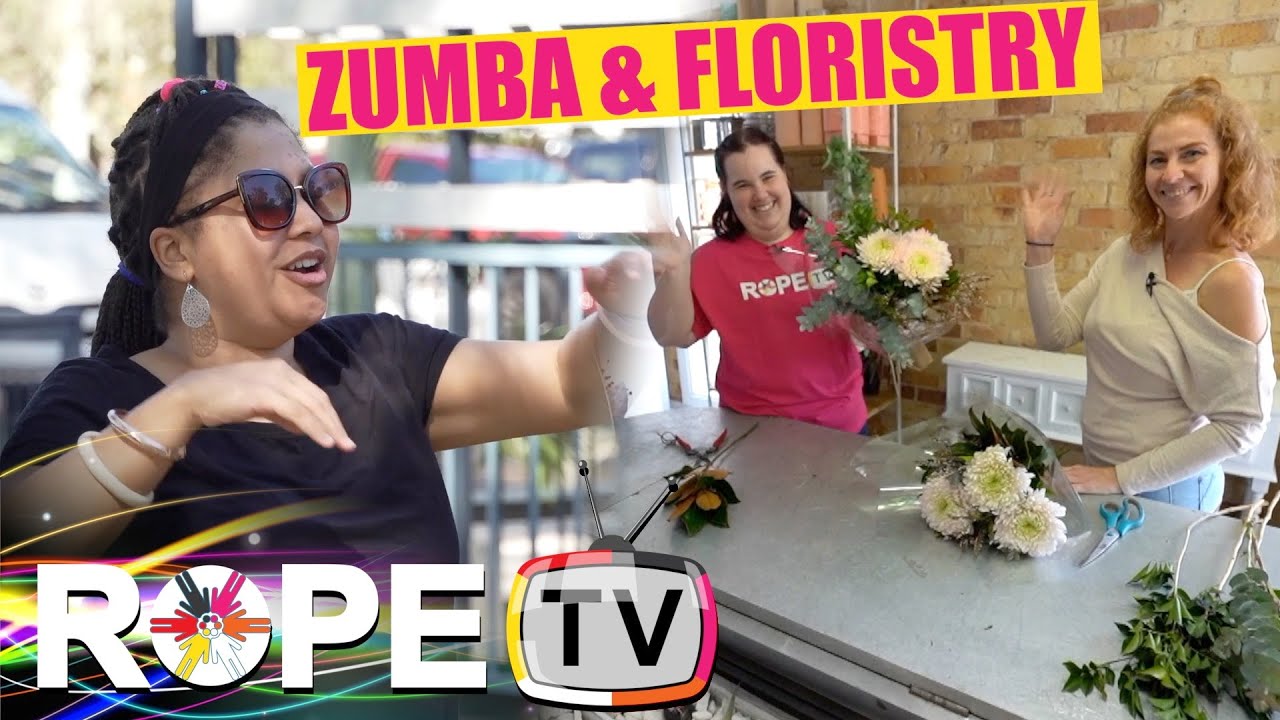 Learning floristry and zumba September 2022 ROPE TV YouTube