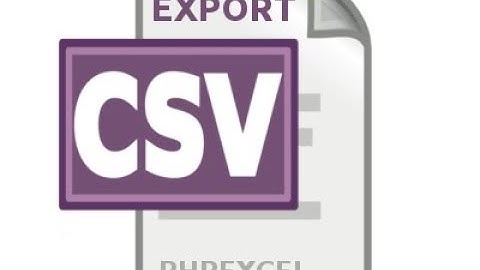 DEMO Tutorial Export Data Dari Database ke CSV dengan PHPExcel