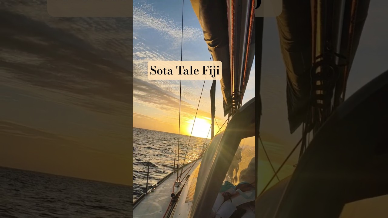 ⁣🇫🇯⛵ Sota Tale! Leaving Fiji Sailing to Vanuatu #electricsailboat