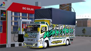 RILIS...‼️LIVERY MOD BUSSID TRUCK CANTER NEW WAHYU ABADI 02 MUKHLAS PO UPDATE 🔥🤙