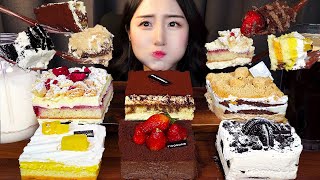 картинка: Десерт с ложкой🍰 Шоколадный торт Тирамису Орео АСМР ASMRㅣDessert Chocolate Cake Mukbang