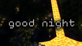 8 Hours of a Glowing Minecraft Cave for Sleep