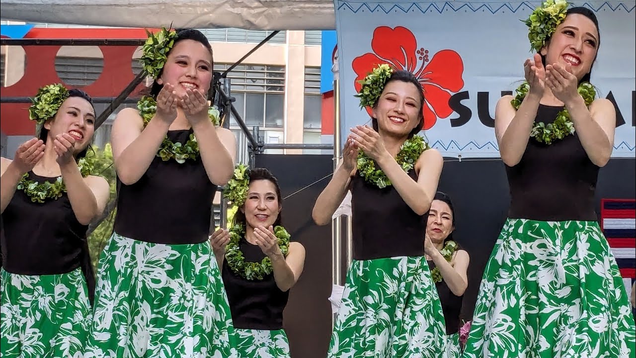 プイリで素敵なフラダンス(Hula) Pt7 阪急ハワイフェア - YouTube