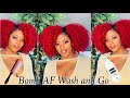 HOW TO: Define your wash and go with a Denman brush❤️ | Straight to Curly 2.0 | frizzeecurlz♡