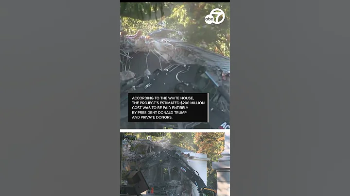 The White House starts demolishing part of the East Wing to build Trump's ballroom