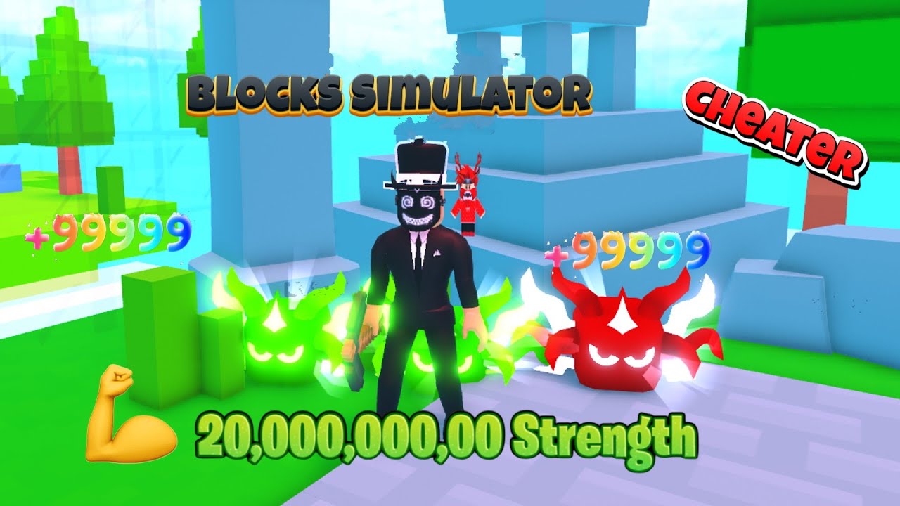 Minecraft Block Simulator Стал читером и сделал 5 м силы за 11 м в Mine Blocks Simulator - YouTube