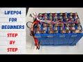 Lithium batteries for beginners step by step balancing assembling capacity test lifepo4 diy