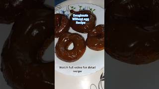 doughnuts recipe without egg | with homemade chocolate spread | detail recipe on full video #shorts