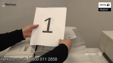 Xerox 5300 Series   How to Use WorkFlow Scanning