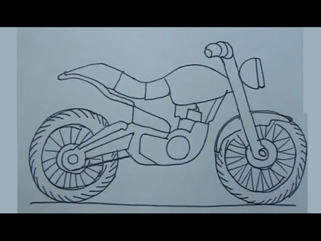 Dibuja motocicletas paso a paso 1/7 - How to draw motocycles - thptnganamst.edu.vn