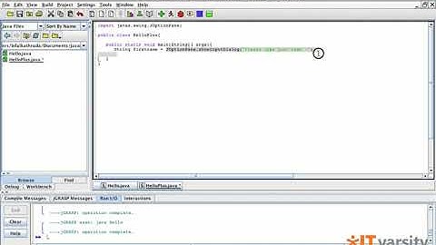 Intro to Java - Lesson 6 | Making User Input Fields | IT varsity