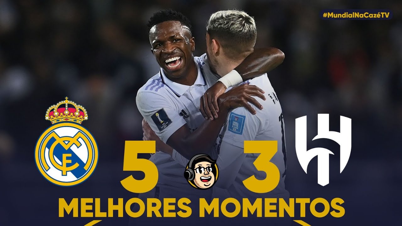 Real Madrid 5 x 3 Al-Hilal  Mundial de Clubes: melhores momentos