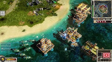 Red Alert 3 Invasion MOD 2v2 Vs Brutal Ai , LIVE