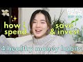 CREATING ABUNDANCE🌱budgeting tips, healthy habits, how i spend, save & invest ~