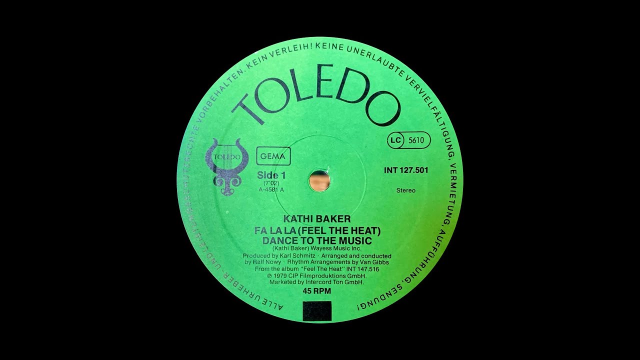 Kathi Baker — Fa La La (Feel The Heat) / Dance To The Music [12″ Version]