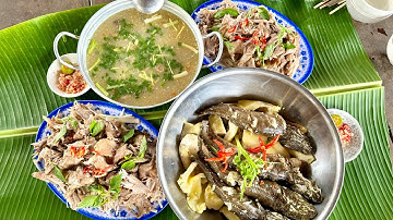 Chuột Đồng Nấu Cháo Trộn Gỏi Chuối Cây | Cá Lóc Hấp Sầu Riêng | TQMT #407