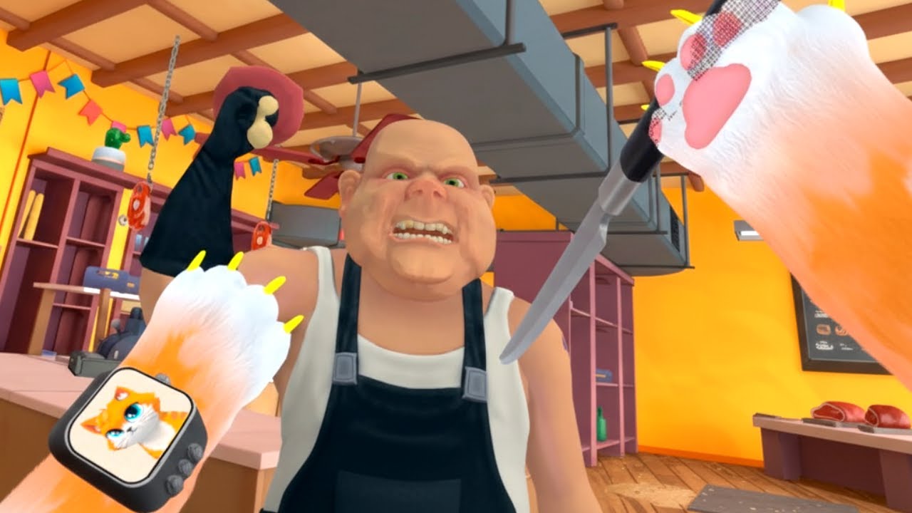 😺Kočka u ŘEZNÍKA 🥩🍖