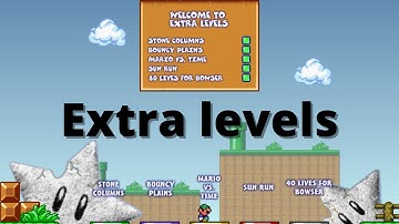 Mario Worker Letter Worlds Series v1.51 - Extra levels gameplay