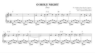 O Holy Night - Easy - Piano