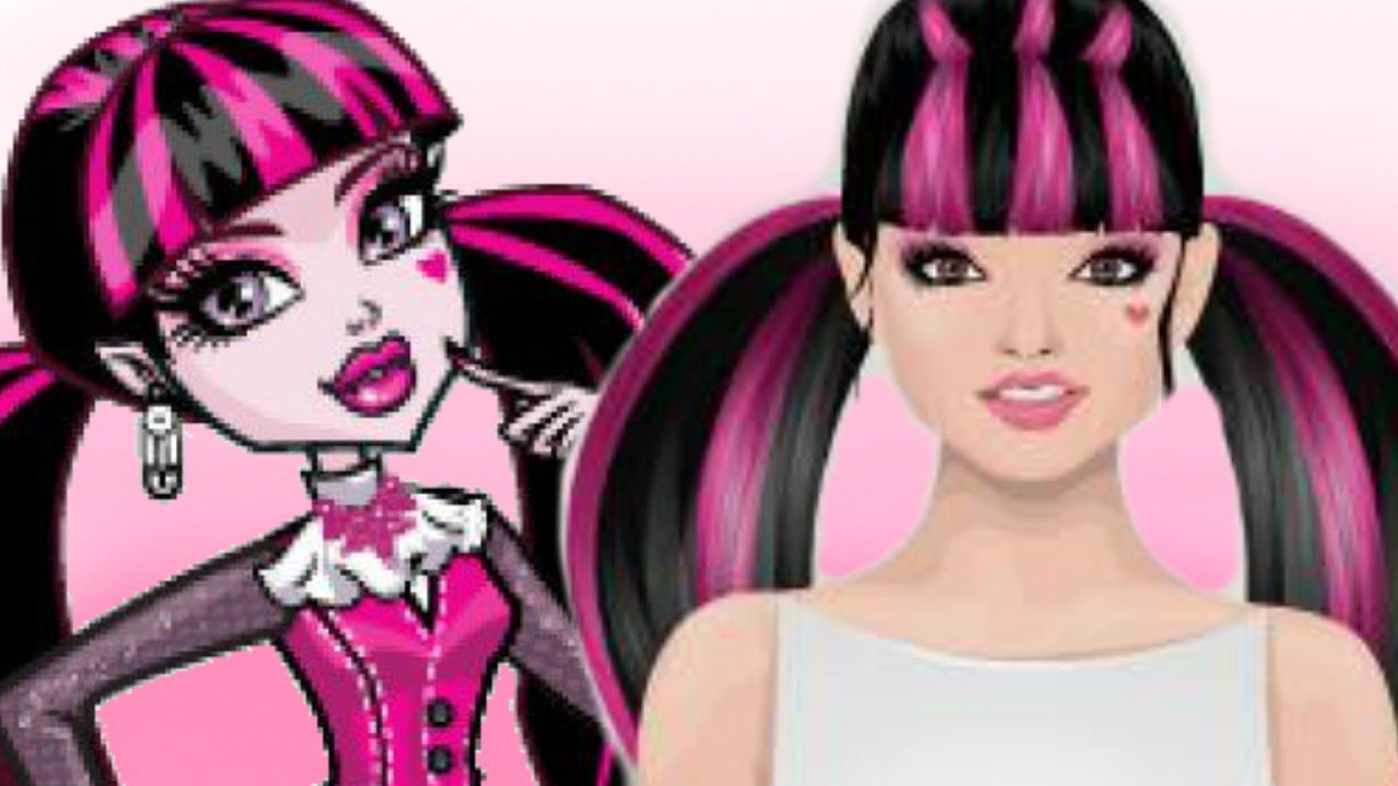 Monster High Draculaura Makeup Stardoll - YouTube