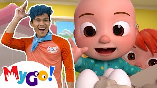 Humpty Dumpty | CoComelon Nursery Rhymes & Kids Songs | MyGo! Sign Language For Kids Resimi