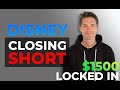 Closing Short Trade On Disney - DIS