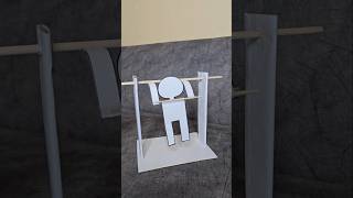 how to make paper dancing  toy craft for kids amazing easy craft video #ytshorts #youtubeshorts #art