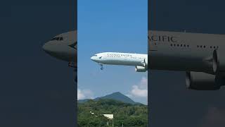 Cathay Pacific CX588 HKG-FUK Boeing 777-300ER #aviation #planespotting