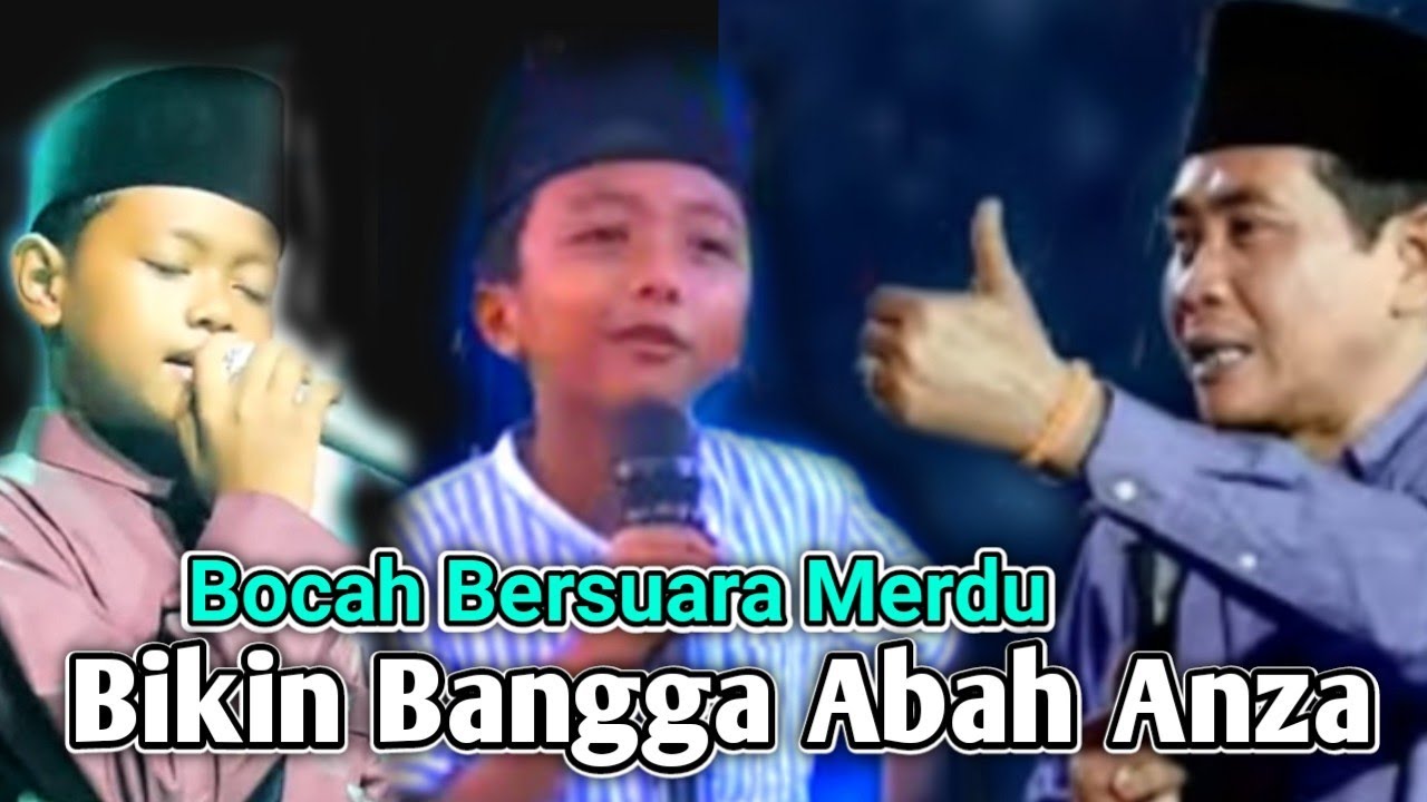 Kh. anwar zahid,,bocah bersuara merdu hebohkan semua jamaah