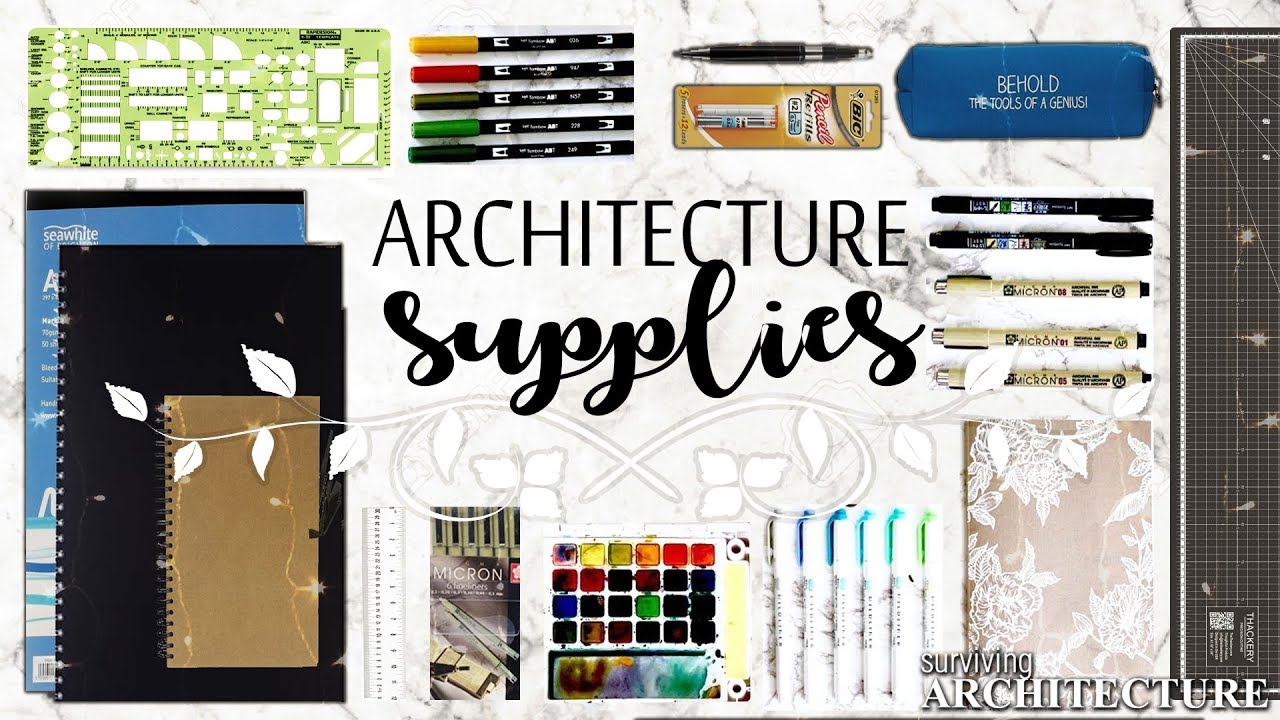 Architectural School Supplies Guide 