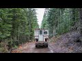 Solo Overnight Deep in the Forest (in my Renovated Truck Camper)