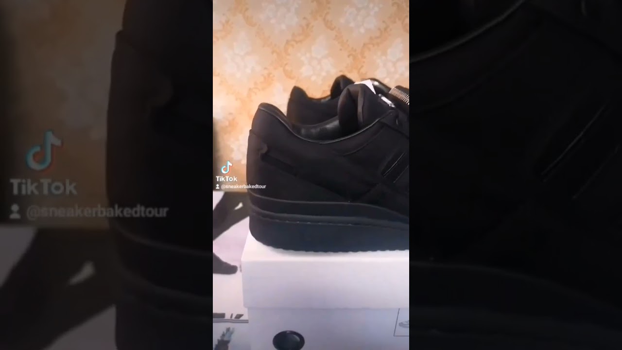 Prada x adidas forum low black