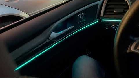 Ford Fusion Custom Ambient Lighting Part2