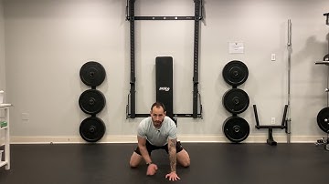Adductor Stretch with T-Spine Rotation