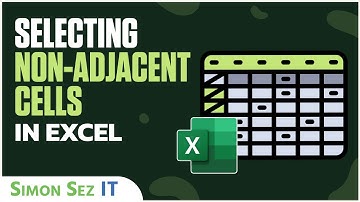 Selecting Non-adjacent Cells in Excel