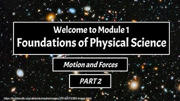 VPSLM Module 1 Part 2 Motion and Forces
