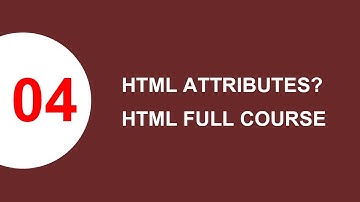 4. HTML ATTRIBUTES | html tutorials for beginners in hindi/urdu