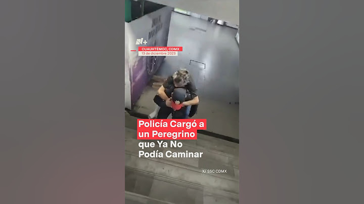 Policía cargó a un cansado peregrino que ya no podía caminar - N+  #peregrinos #policia