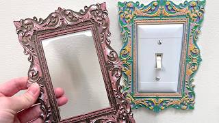 Large Ornate Light Switch Cover Frame
