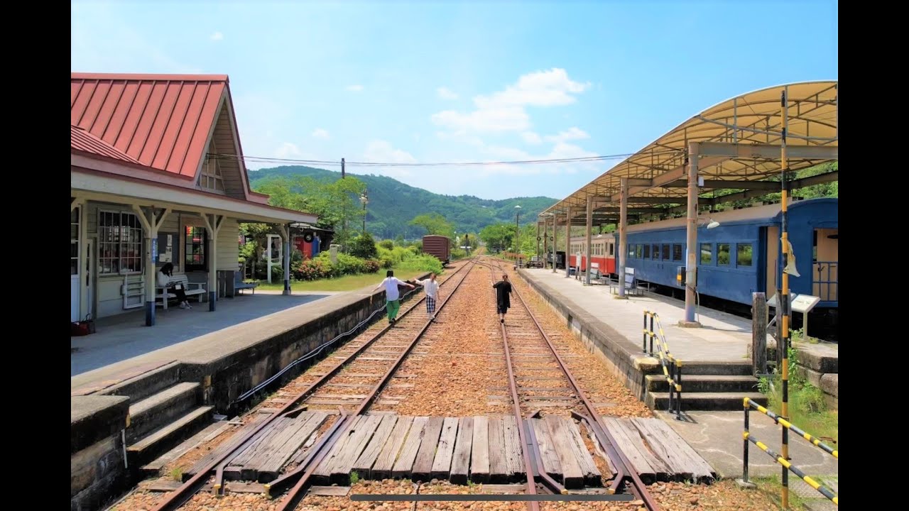 美咲町でタイムトリップ。鉱山町再現やレトロな駅舎でノスタルジック