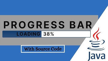 ProgressBar | How to Make a ProgressBar In Java |How to make splash screen in Java