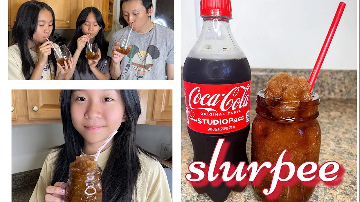 Easy to Make Coca Cola Slurpee! | Janet and Kate