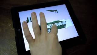 AJ using the shape puzzle app. screenshot 5